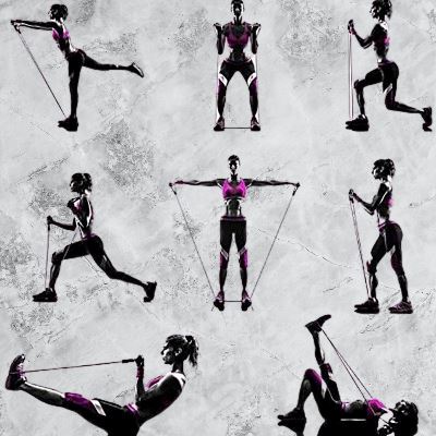 Bande de résistance - ResistanceBands™ - Noir - My Shape Club