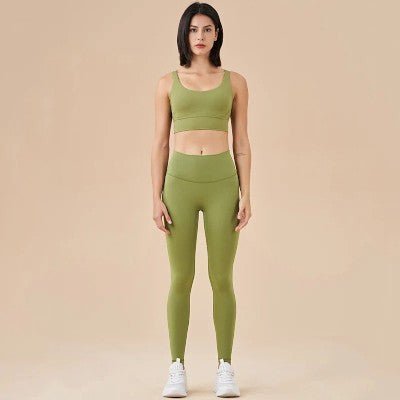 Combinaison Sport Femme - WomenFitnessSet™ - Matcha - My Shape Club