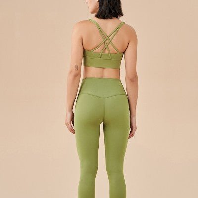 Combinaison Sport Femme - WomenFitnessSet™ - Matcha - My Shape Club