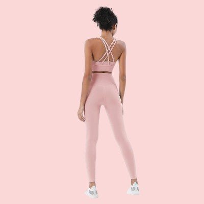 Combinaison Sport Femme - WomenFitnessSet™ - Rose - My Shape Club