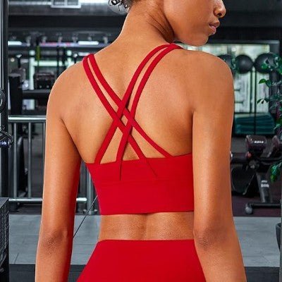 Combinaison Sport Femme - WomenFitnessSet™ - Rouge - My Shape Club