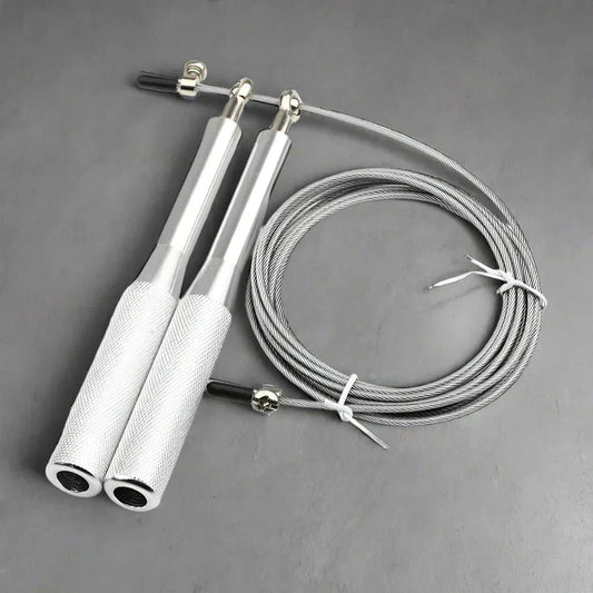 Corde à Sauter - JumpRopeCrossfit™ - Argent - My Shape Club