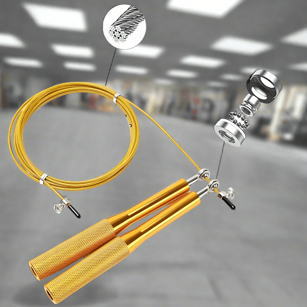 Corde à Sauter - JumpRopeCrossfit™ - Or - My Shape Club