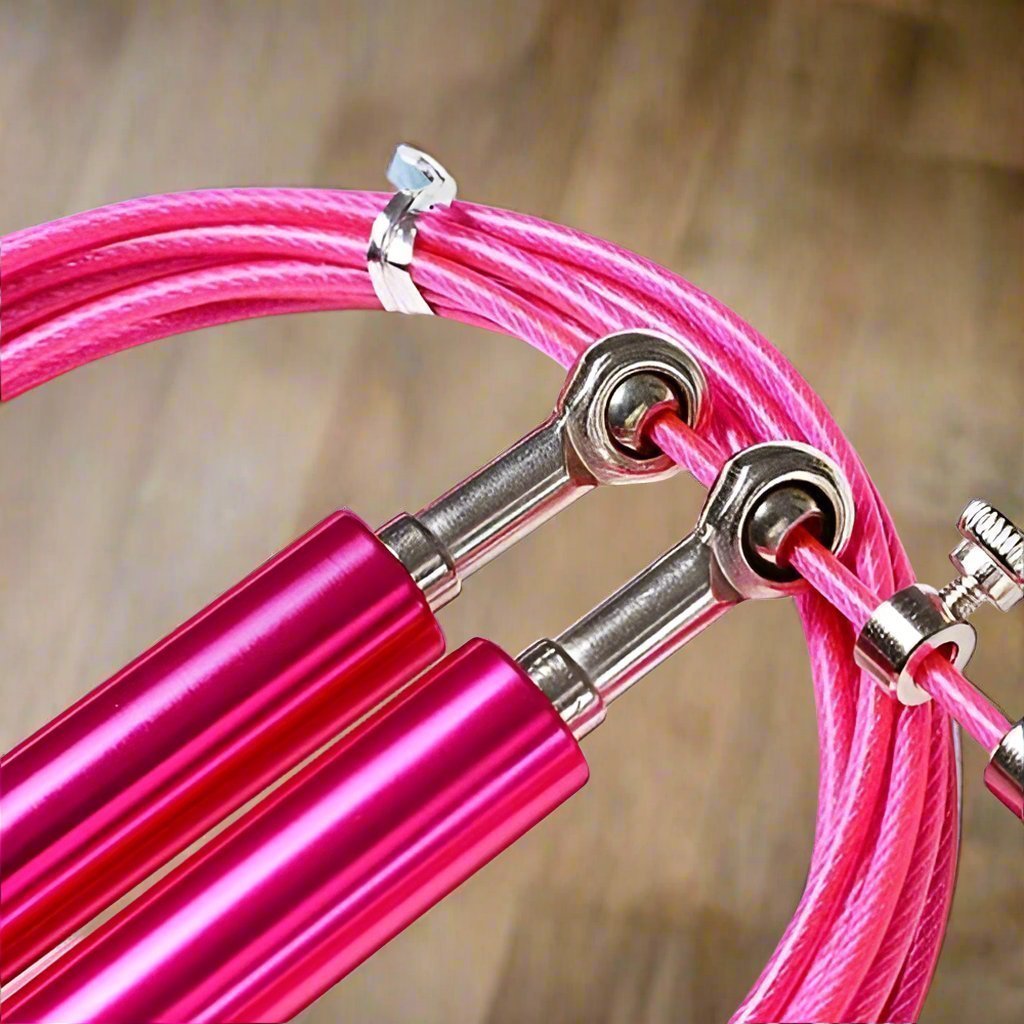Corde à Sauter - JumpRopeCrossfit™ - Rose - My Shape Club